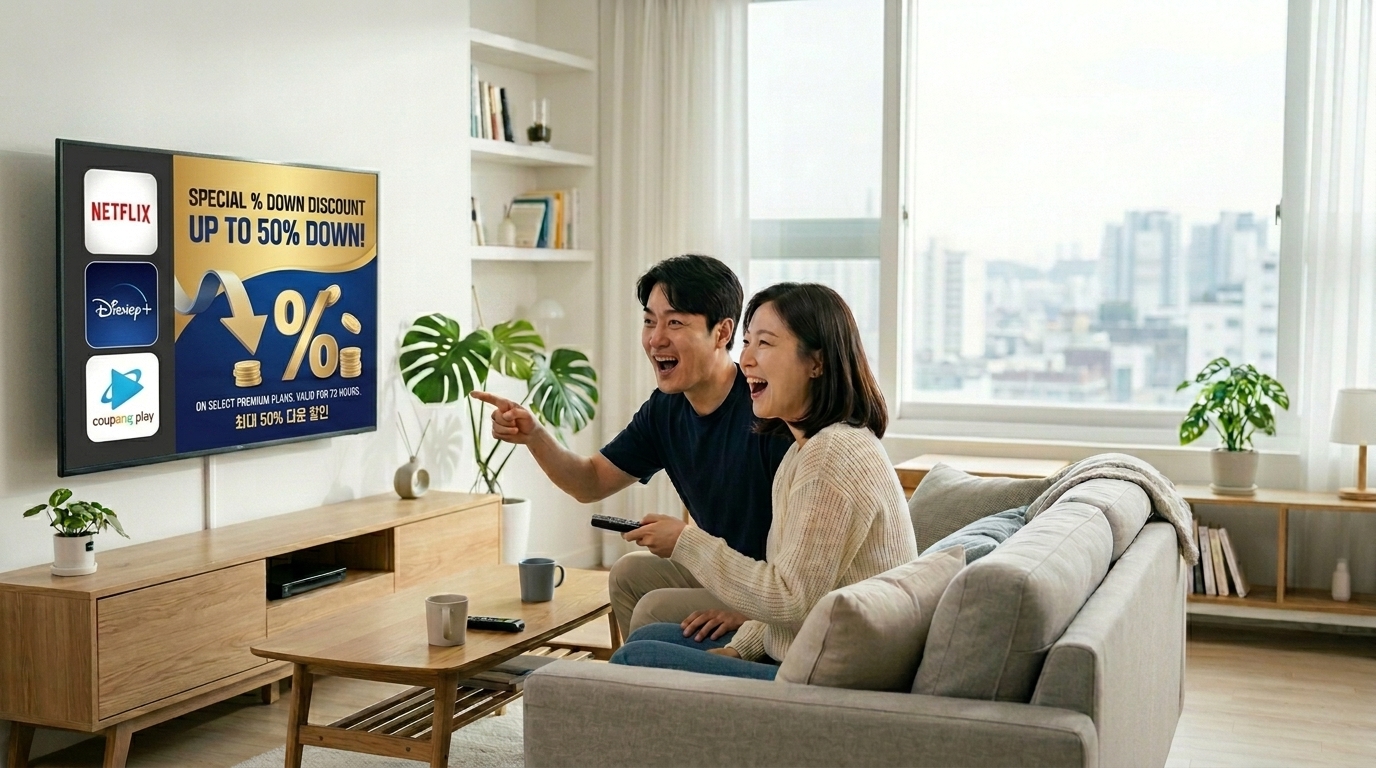 OTT(유튜브·넷플릭스) 공유 플랫폼 할인