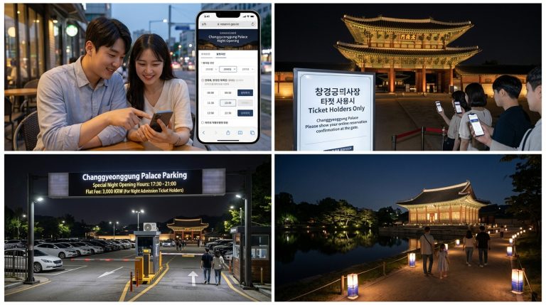 예매 성공 꿀팁! 창경궁 야간개장 시간 및 명당 주차 정보 (2026 최신 가이드)